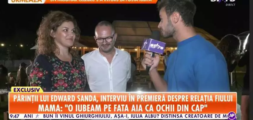 Părinții lui Edward Sanda și familia Cleopatrei Stratan s-au întâlnit. “Am stabilit lucruri serioase: nunta, botezul”