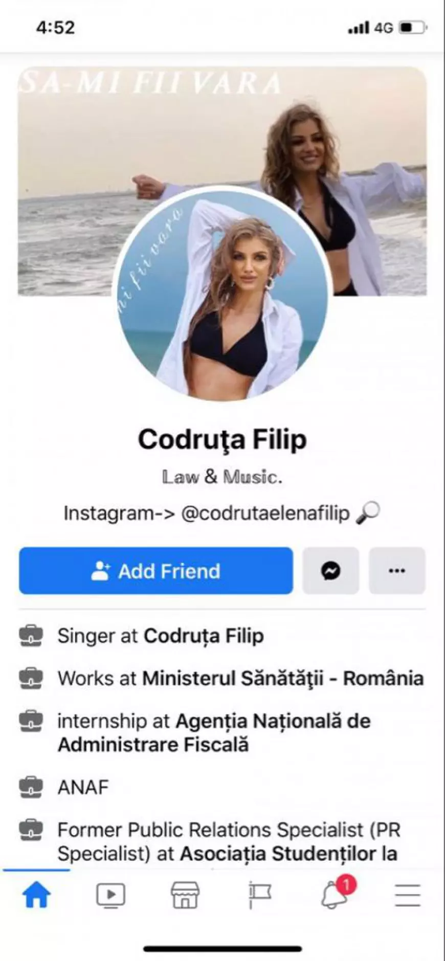 Anchetă internă la Ministerul Sănătății, după ce o tânără cântăreață a fost angajată fără concurs pe post de consilier