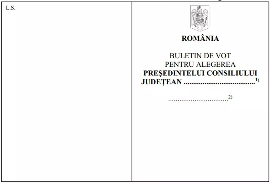 Model buletin de vot președinți consilii județene