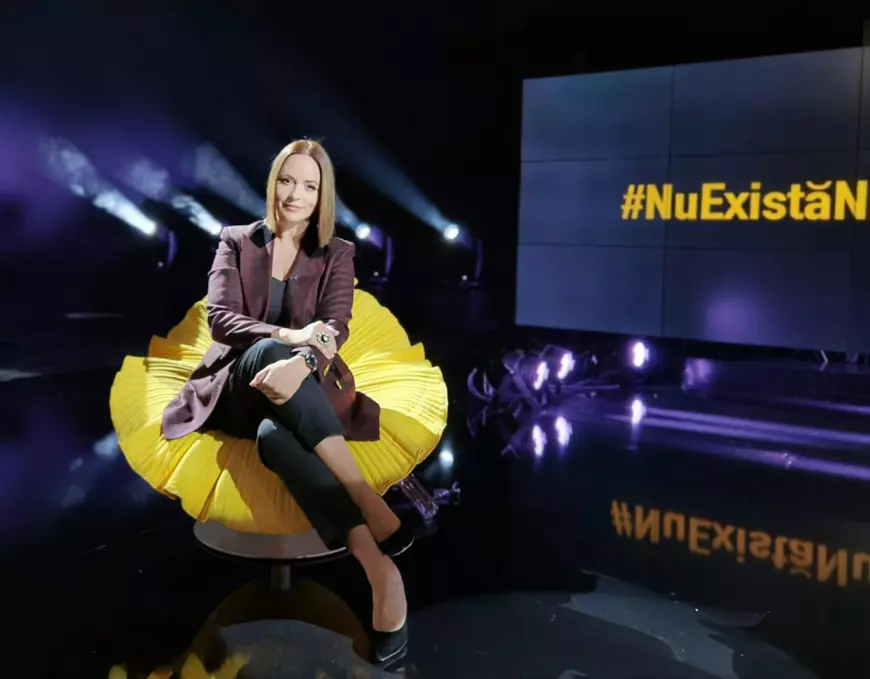 Prima imagine cu Andreea Marin din studioul emisiunii sale, de la TVR2. Vedeta a slăbit și arată mai bine ca niciodată. „Mi-au dat lacrimile”