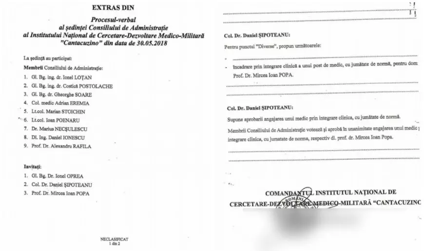 Ce a găsit Corpul de Control al MApN după Rafila și alți grei din Medicină la Institutul Cantacuzino