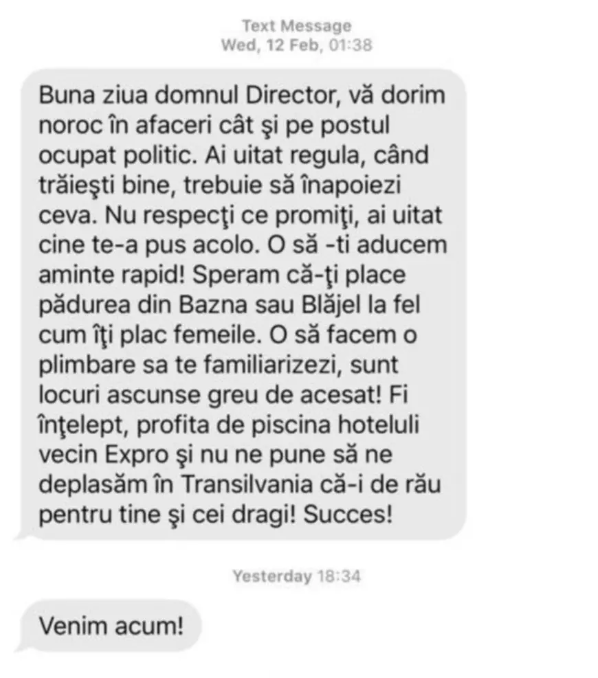 Mercenar român antrenat în Legiunea Străină, mesaj ca mafioții trimis directorului Romgaz: „Nu ne pune să ne deplasăm, că-i de rău pentru tine și cei dragi!”