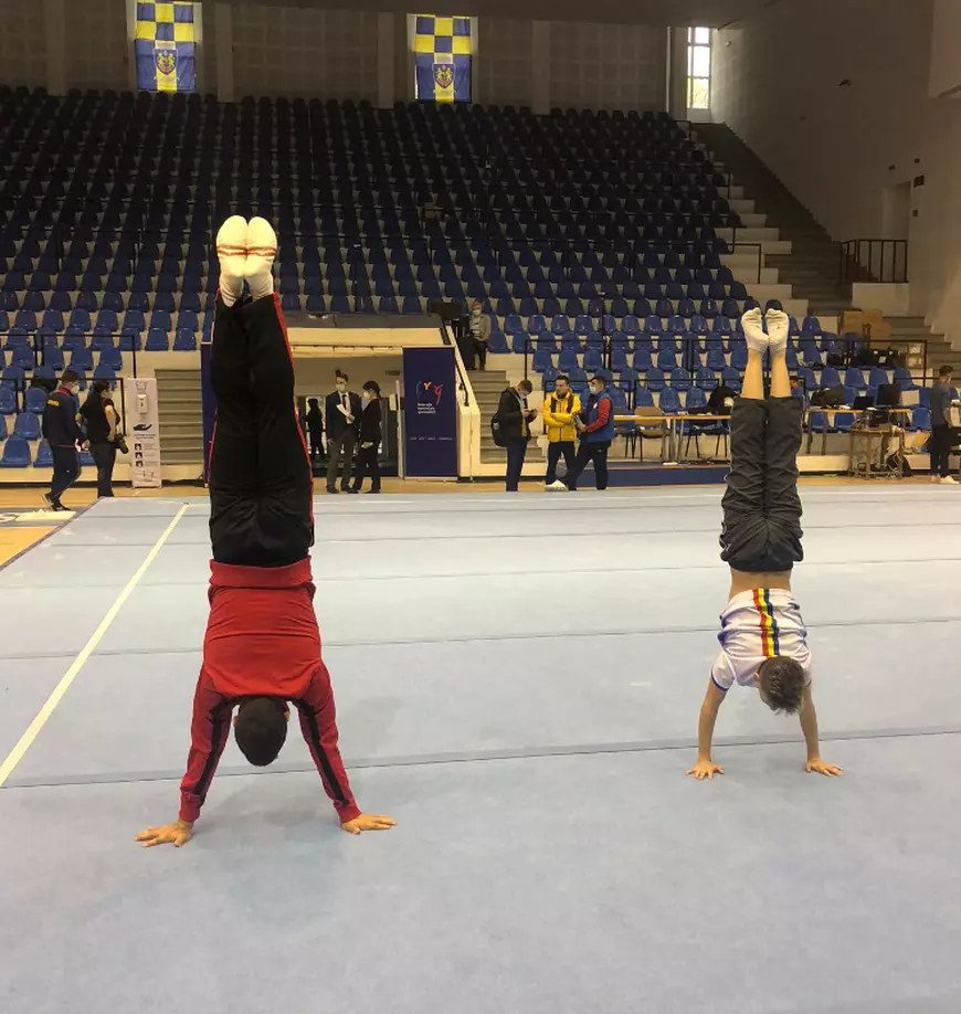 Moment inedit în cariera lui Marian Drăgulescu. Multiplul campion a  concurat cu fiul său de 14 ani la Naționalele de gimnastică