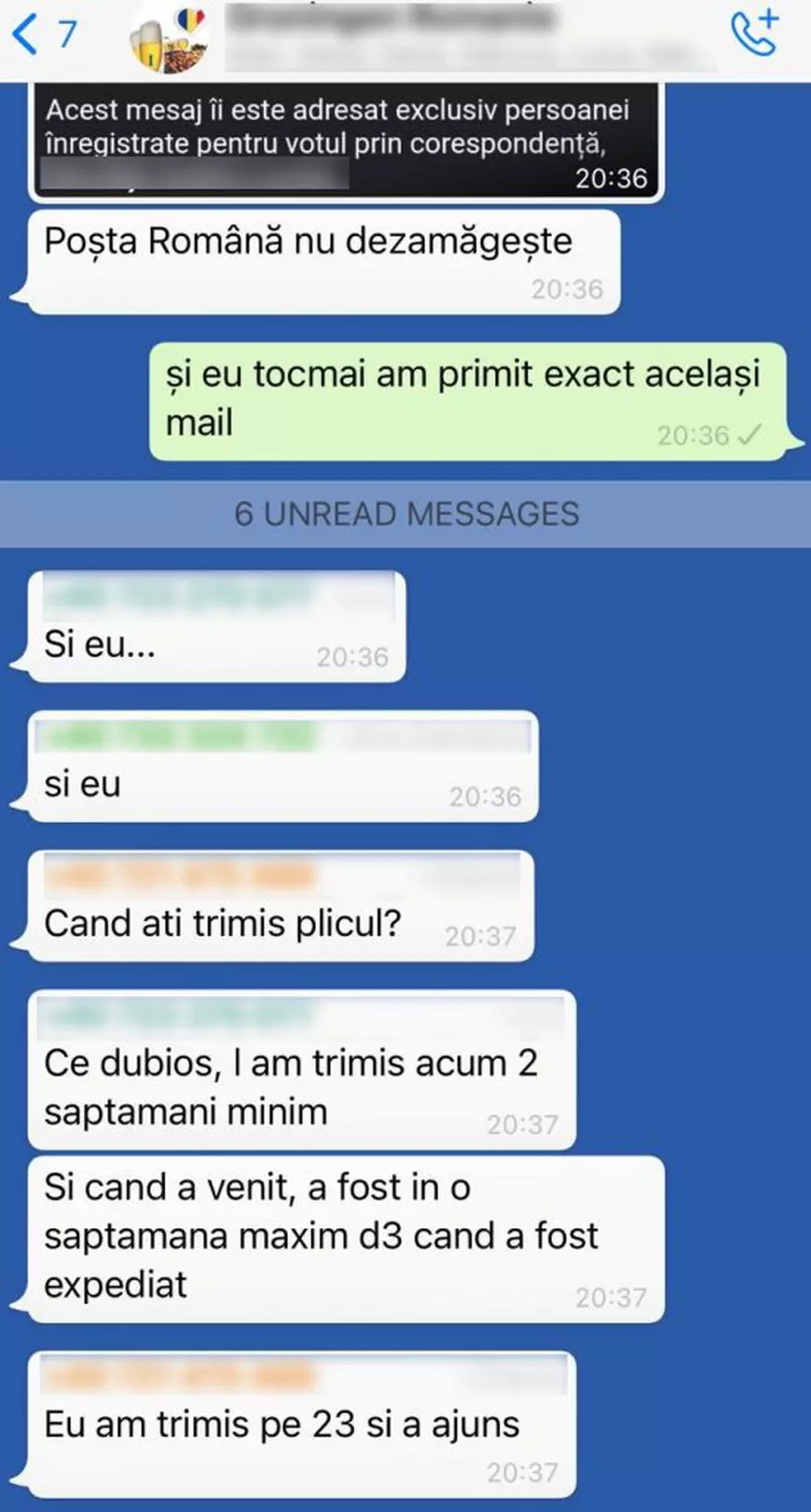 Studenți români din Olanda se întreabă cum plicul a făcut o săptămână când a venit, iar la întors spre țară același plic cu votul nu a ajuns în două săptămâni!