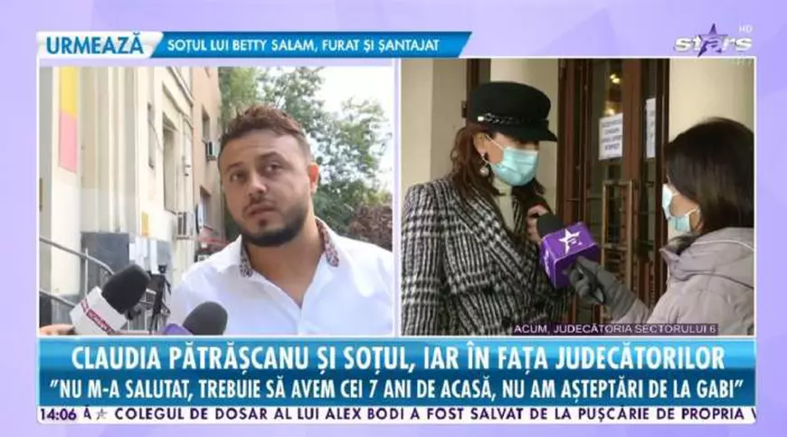 Claudia Pătrășcanu și Gabi Bădălău au ajuns din nou la tribunal pentru procesul de divorț. „Pur și simplu are dereglări de comportament”