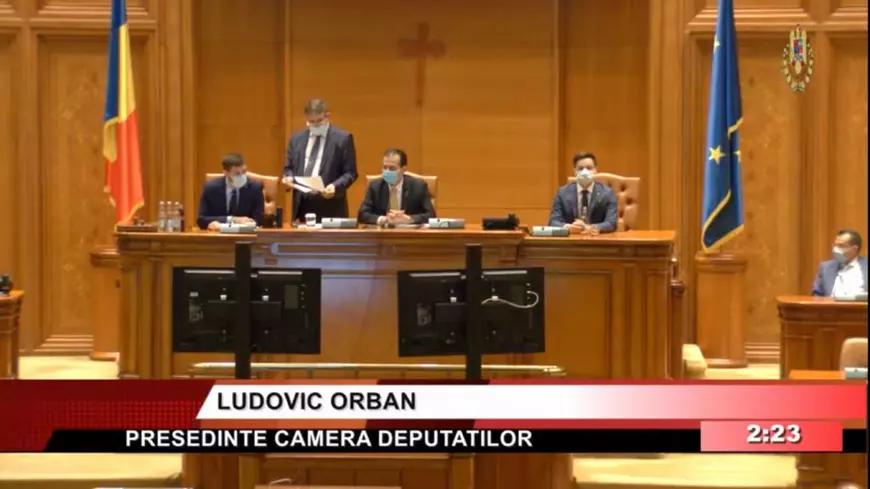 Ludovic Orban, ales președinte al Camerei Deputaților. Scandal în Parlament, după ce decanul de vârstă de la AUR a închis ședința înainte de vot