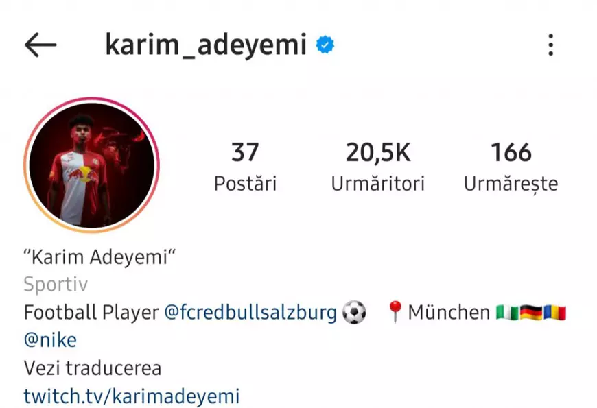 Cine este Karim Adeyemi, puștiul de 18 ani, cu origini românești, care a făcut senzație marți seară în Champions League. L-ar vrea Barcelona