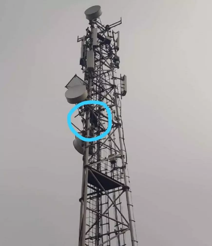 Un bărbat din Prahova s-a urcat pe un stâlp, în semn de protest că nu se poate angaja pentru că a fost la închisoare