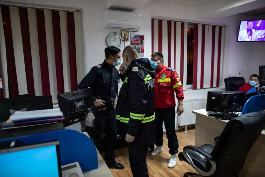 Dispeceratul de la ISU Brașov. Foto: Vlad Chirea