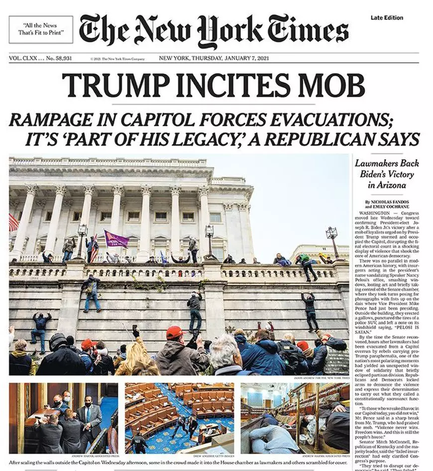 „Anarhie în Statele Unite”. Ce scrie presa internațională după incidentele din Capitoliu