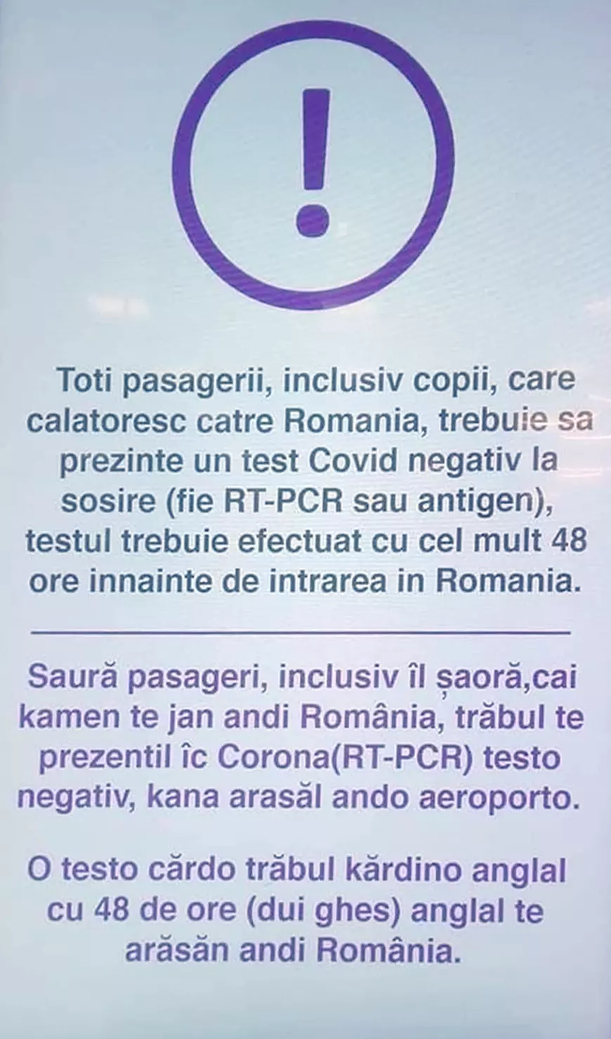 Ce spun reprezentanții Aeroportului Luton despre anunțul în română și limba romani, despre COVID, care a iscat comentarii rasiste: „O să-l revizuim”