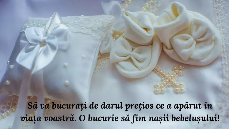 Urări frumoase de botez