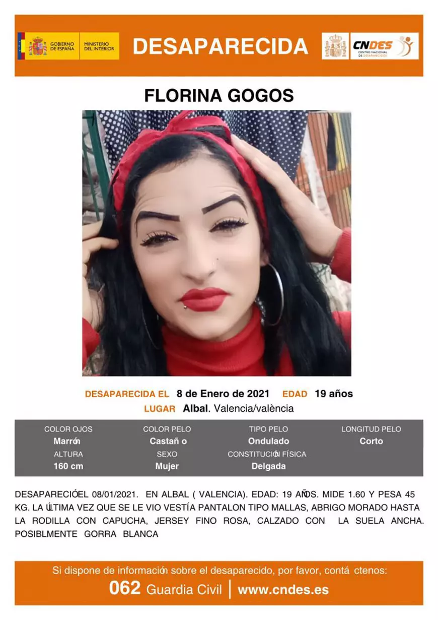 Florina a fost ucisă și aruncată într-un șanț cu apă, lângă Valencia. Românca de 19 ani, dispărută de trei săptămâni