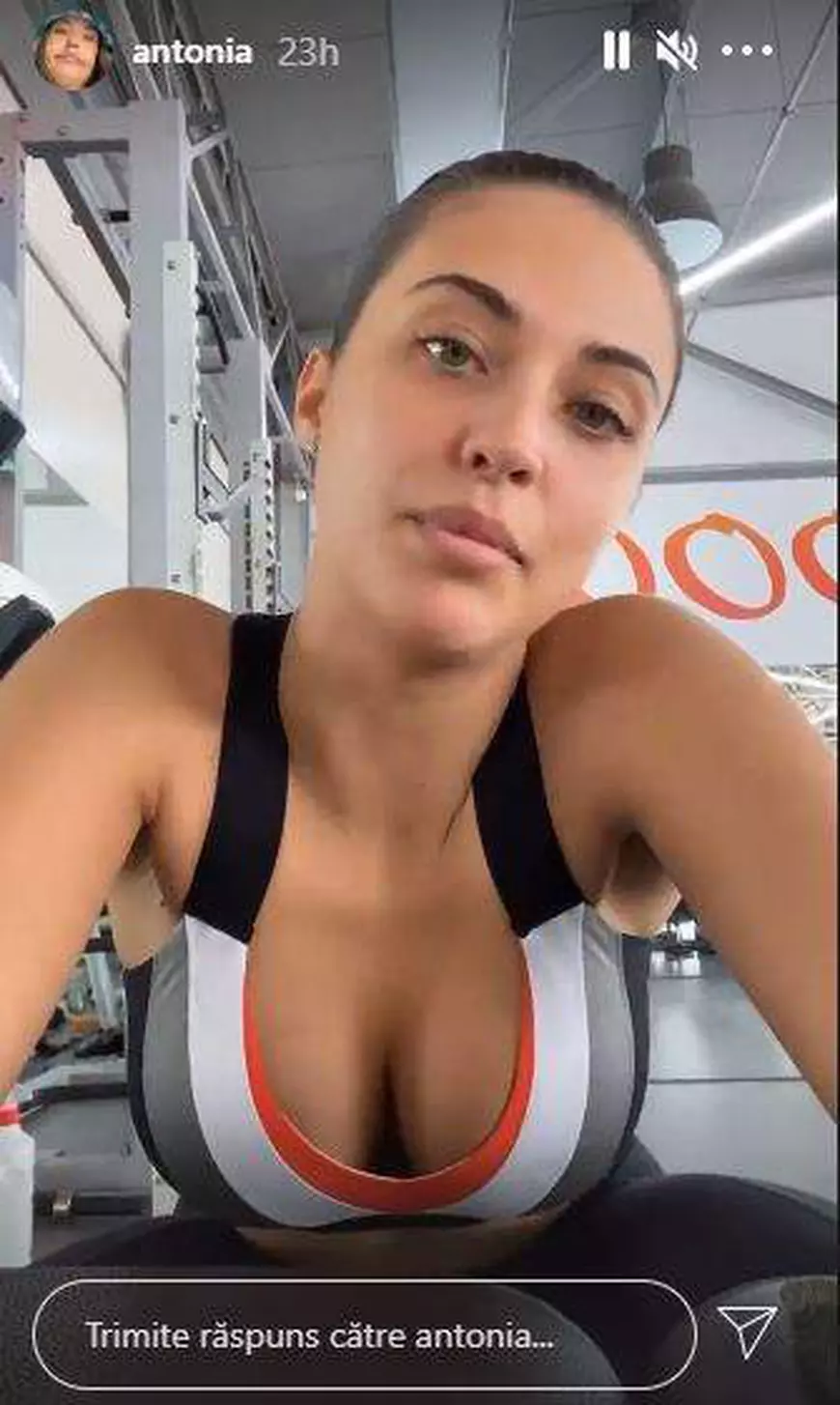 Antonia a încins atmosfera direct din sala de fitness. Artista și-a expus bustul generos, la un an după operația de mărire a sânilor