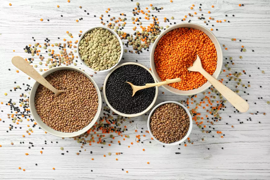 Types of lentils