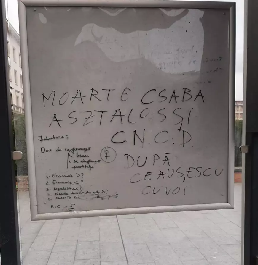 Amenințare cu moartea la adresa șefului CNCD, Csaba Aszatalos