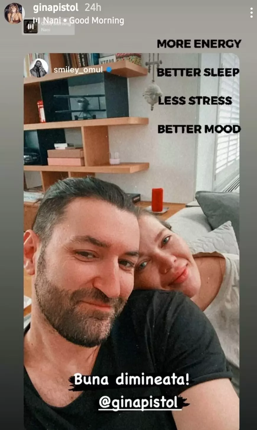 Imaginea cu Smiley și Gina Pistol la o lună de când au devenit părinți. Cum arată cei doi