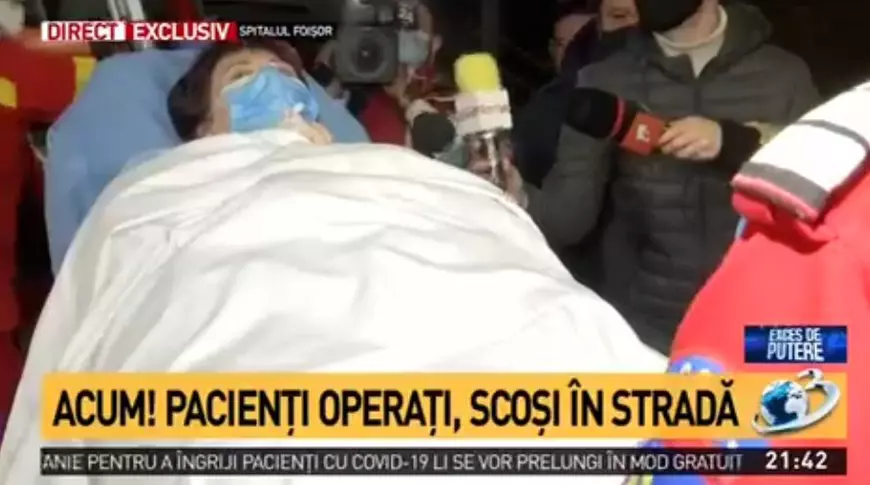 Criza locurilor COVID de la ATI: Spitalul Foișor, evacuat cu scandal pentru ca unitatea să devină spital COVID