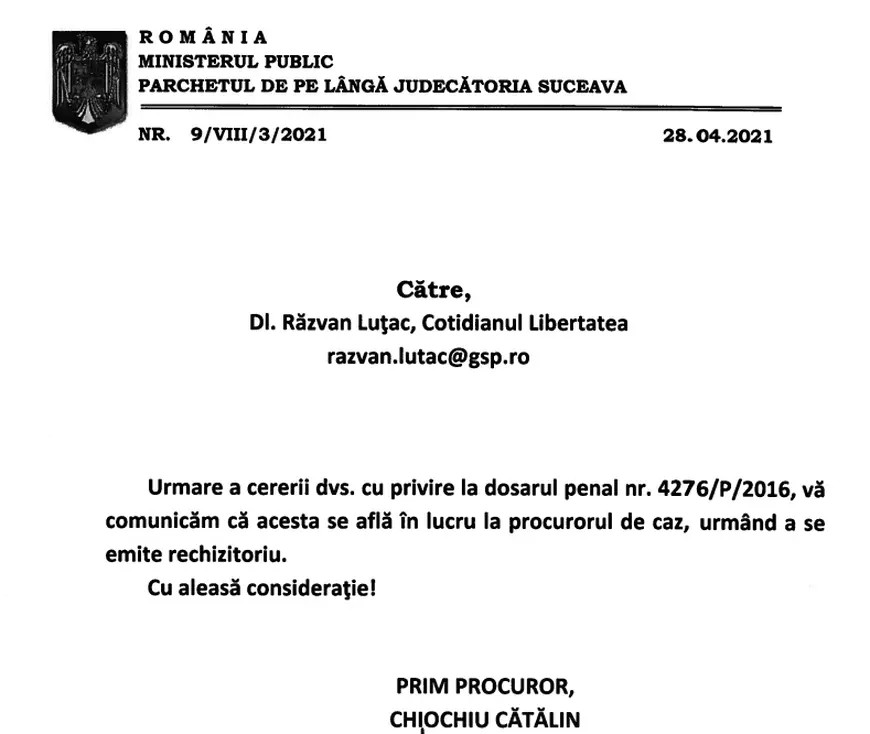 La un an după ultimatumul dat de judecători, Parchetul Suceava încă lucrează la rechizitoriu în cazul bebelușilor morți cu infecție în 2016