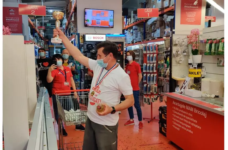 (Publicitate) MAM Bricolaj serbează clientul cu numărul 1 milion și face planuri de extindere