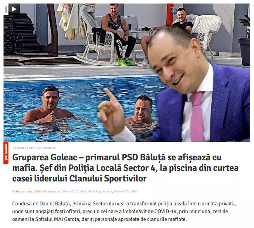 După tribunal și Consiliul pentru Combaterea Discriminării, primarul Băluță i-a reclamat pe ziariștii de investigație și la DIICOT. Răspunsul nostru