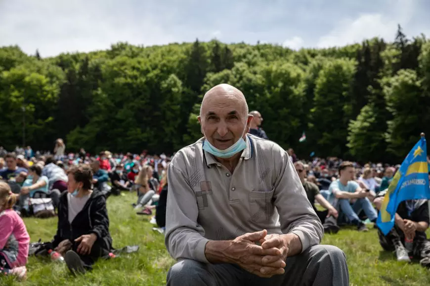 „Nu se știe cât mai putem veni”, a spus pelerinul