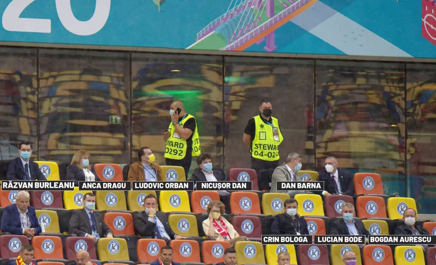 Explicația lui Orban după ce el a stat în zona VIP la Euro 2020, iar Hagi și Gică Popescu, la tribuna a II-a