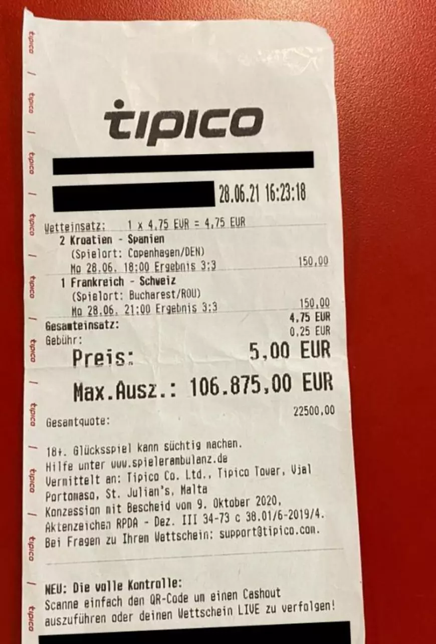 Ce va face cu banii pariorul care a nimerit scorul de 3-3 în meciurile Spania - Croația și Franța - Elveția, de la Euro 2020