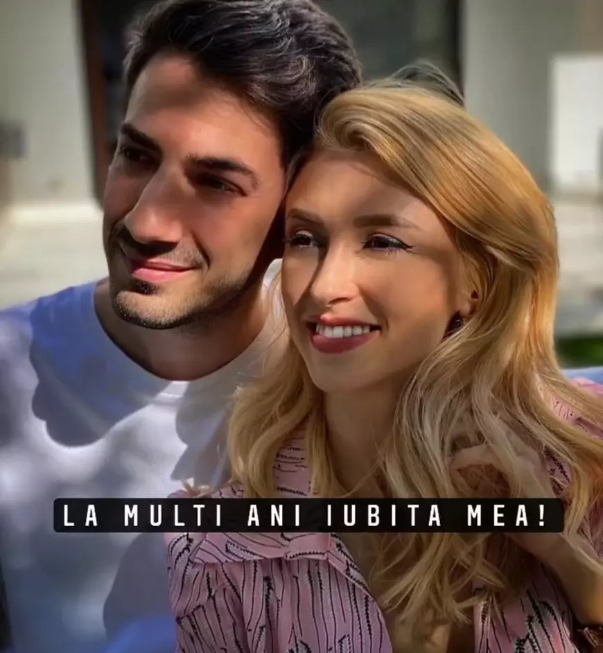 Andreea Bălan și Tiberiu Argint, prima poză oficială în calitate de cuplu. Artista a împlinit 37 de ani