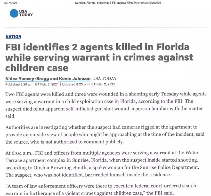 FBI vrea să știe cine a citit un articol pe site-ul ziarului USA Today. Reacția publicației, după ce a fost citată