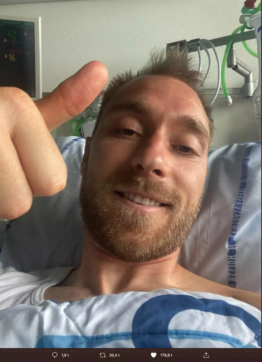 Christian Eriksen, externat după „o operație reușită”. Mesajul fotbalistului