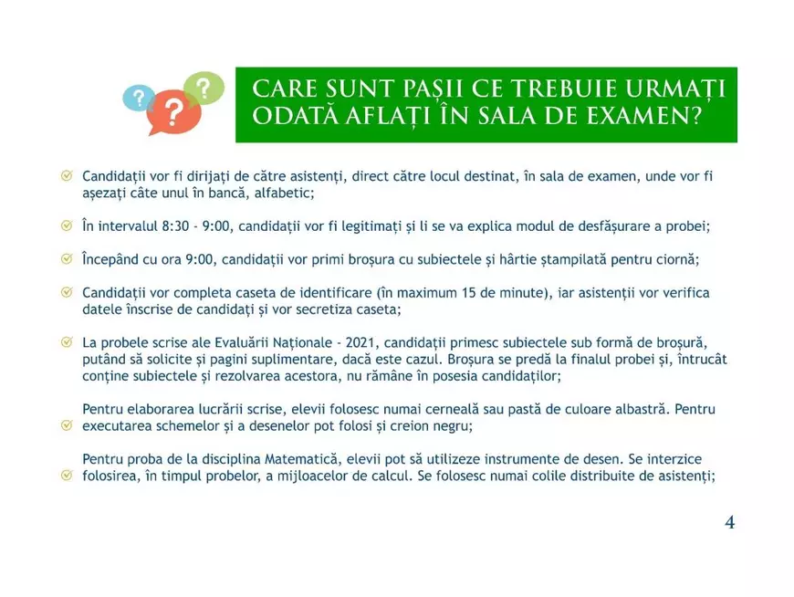 Evaluarea Națională 2021 începe marți. Toate informațiile pe care trebuie să le știe elevii