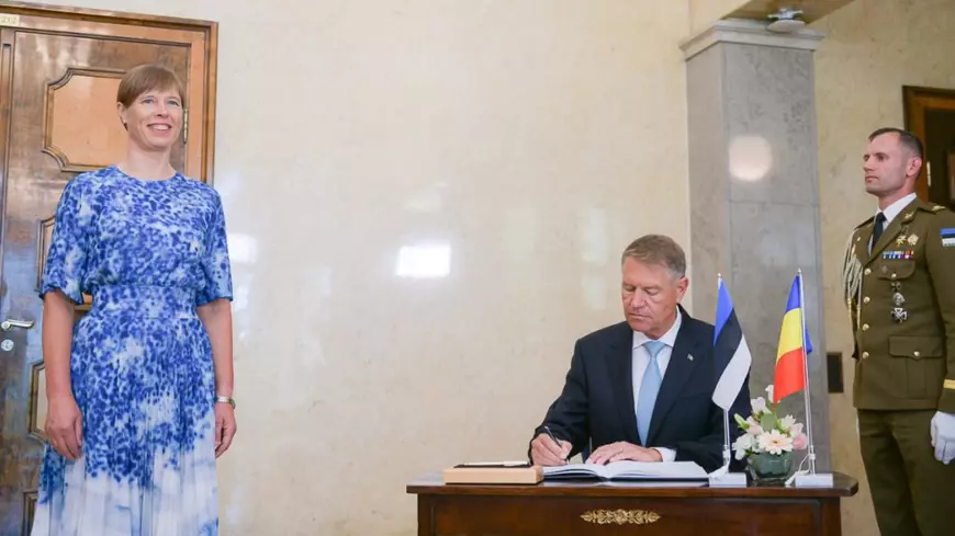 Iohannis, vizită de stat în Estonia: ﻿Sunt cu mult înaintea noastră la sistemele de e-guvernare