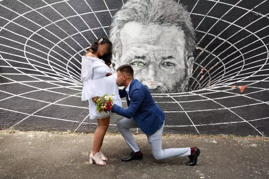 Laurențiu, tânărul dispărut în apele Jiului duminică, se cununase cu două zile înainte. Natalia, soția lui, e însărcinată