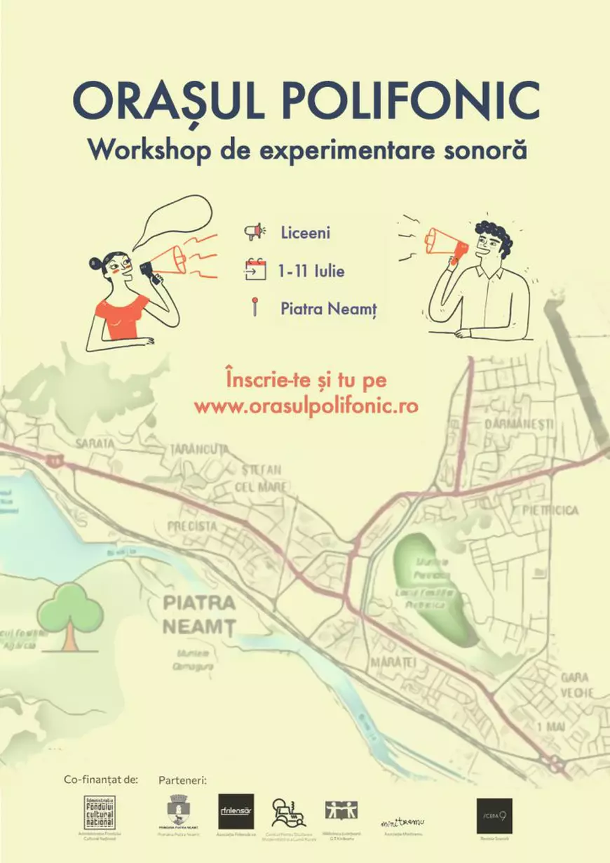 Cum sună orașul în care te-ai născut? 12 liceeni construiesc harta sonoră pentru Piatra Neamț
