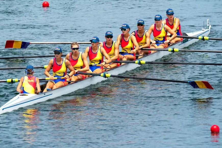 Calificări în alte trei finale la canotaj pentru România. Fetele de la barca 8+1 au bătut și recordul mondial