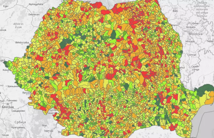 Harta interactivă a vaccinării anti-COVID în România. Cum stă fiecare localitate
