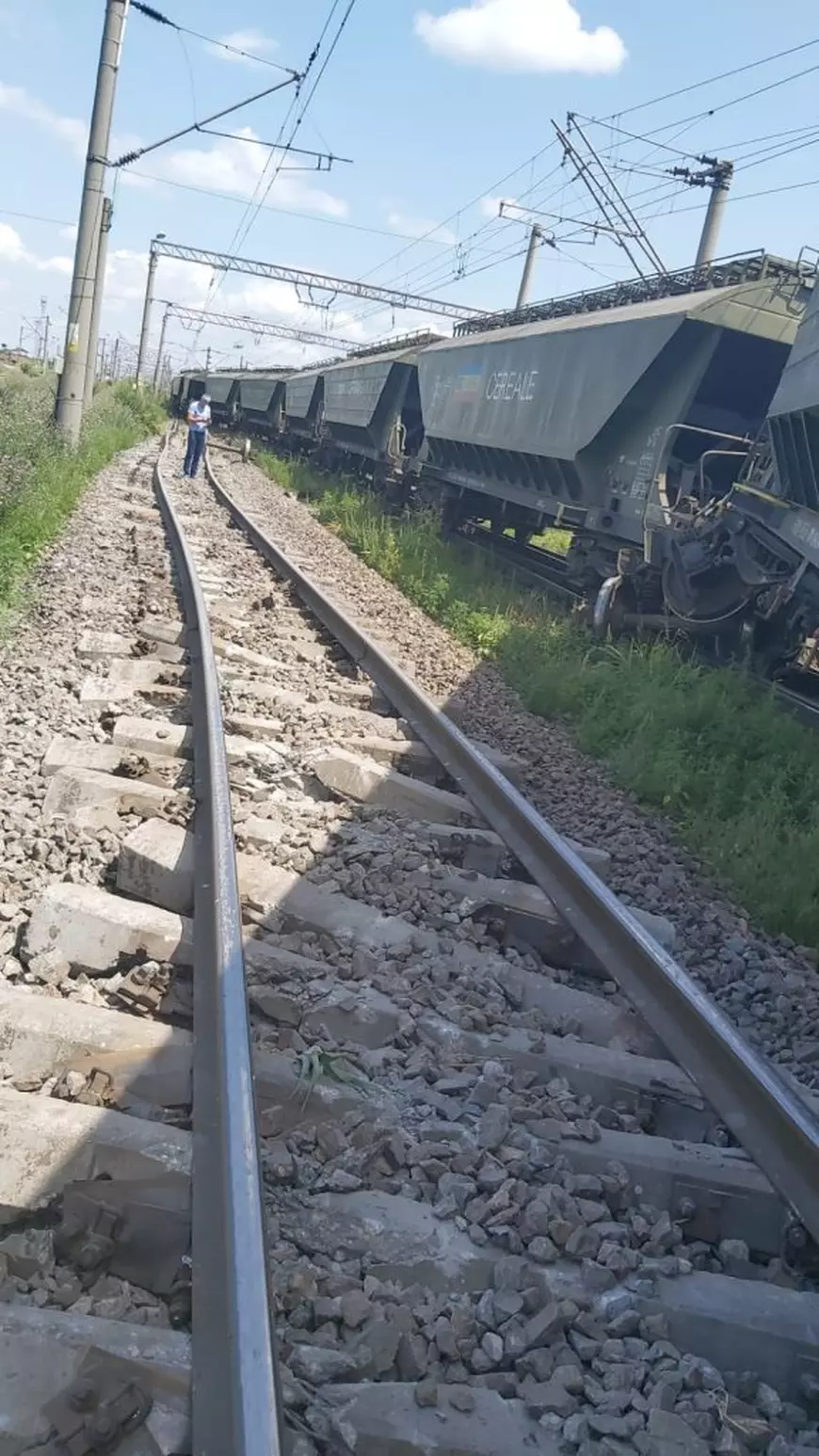 Circulaţia trenurilor între Bucureşti şi Constanţa a fost reluată după mai bine de 12 ore