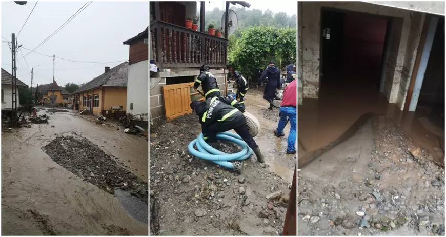 Un om luat de ape și localități din 12 județe, afectate de inundații. Sunt așteptate noi viituri