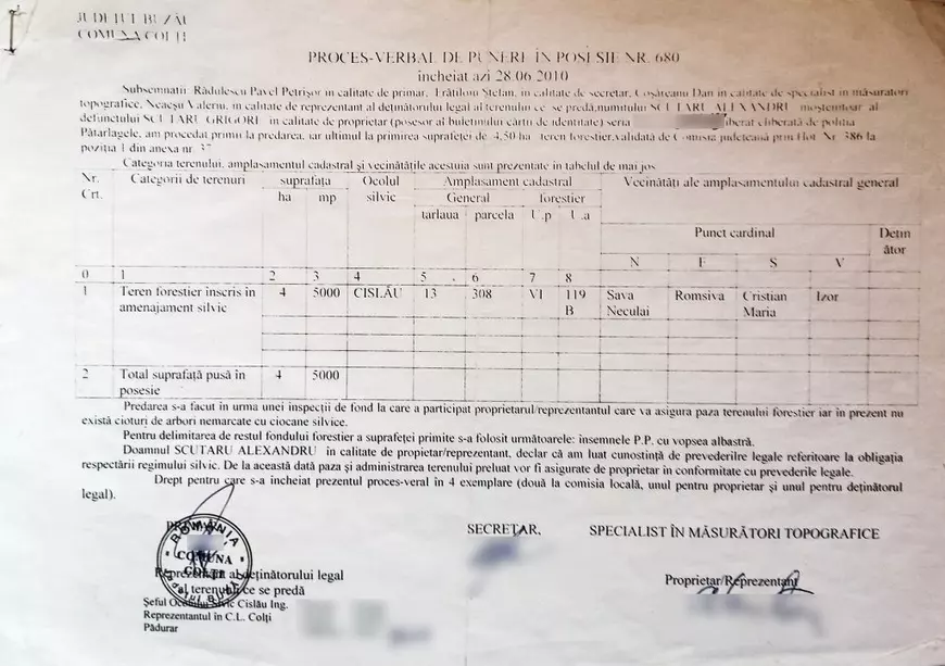 Un pensionar se luptă de 15 ani să recupereze o pădure confiscată de comuniști. „Mă apropii de 70 de ani și nu cred că mai pot”
