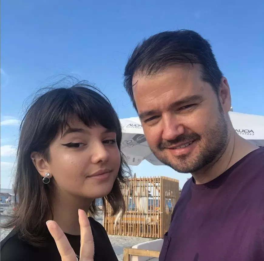 Imagine rară cu fiica lui Laurențiu Duță. Lorena are 14 ani și știe ce carieră vrea să urmeze