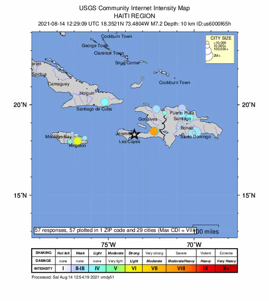 Bilanțul seismului din Haiti a urcat la aproape 1.300 de morți. Sute de oameni, încă dispăruți