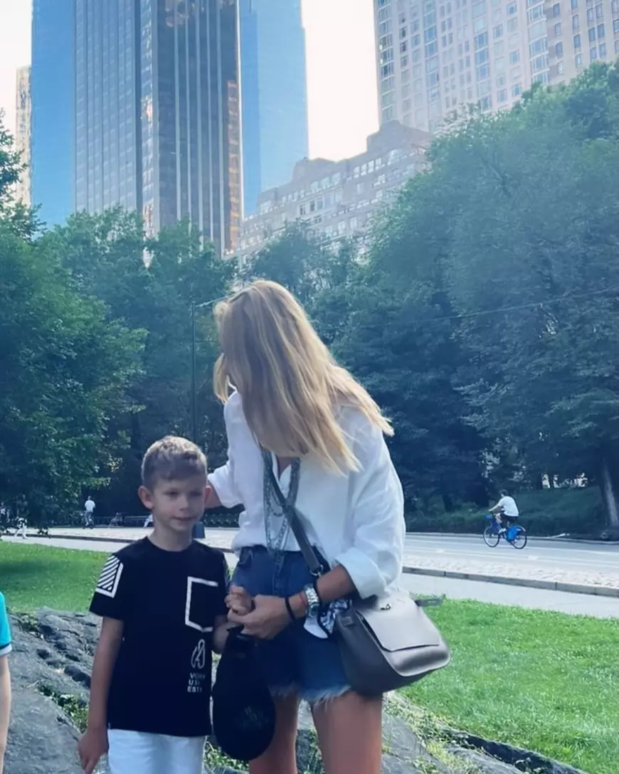 Valentina Pelinel și-a dus fiul în America. Cum l-a pozat pe Milan și ce locuri au vizitat împreună