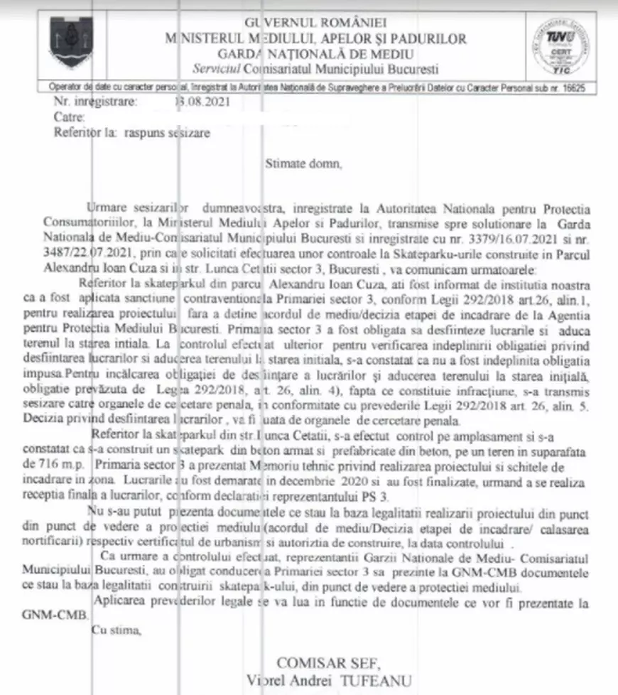Primăria lui Negoiță, un nou șantier cu probleme: un amfiteatru de vară a fost transformat fără avize în skatepark. Reacția locuitorilor din zonă