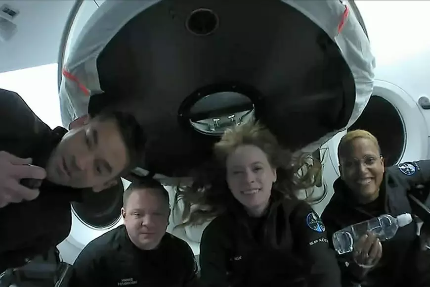„O călătorie deosebită”. Impresiile celor patru astronauți amatori, după trei zile petrecute în spațiu