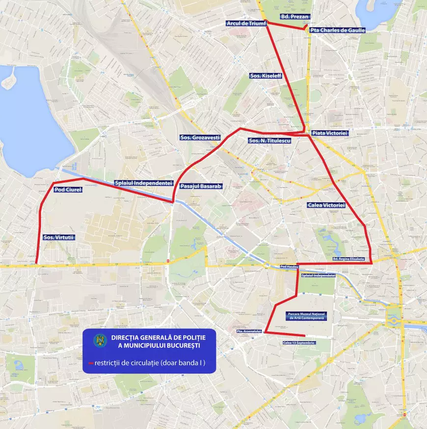 Restricții de trafic în weekend, în București. Care sunt rutele ocolitoare