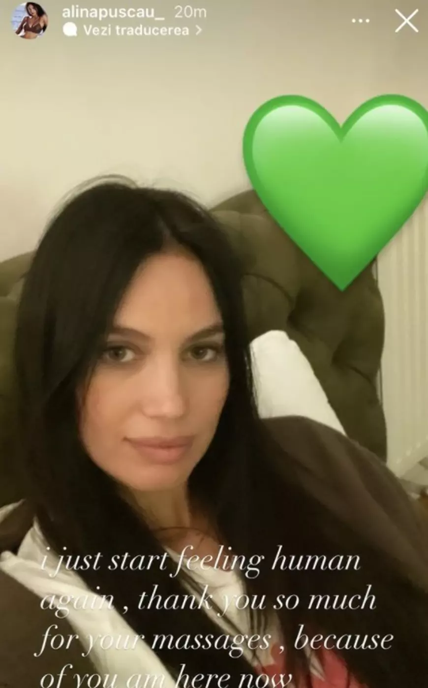 Cum arată Alina Pușcău după ce s-a vindecat de COVID-19. Actrița pleacă din România: „Sunt bine și pot să călătoresc”