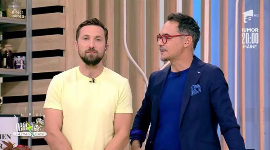 Anunțul făcut de Dani Oțil în direct la Antena 1. „Irinel Columbeanu, în cea mai bună perioadă a lui vestimentară, va fi lapte praf”