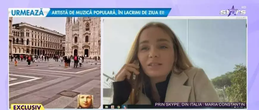 Motivul pentru care Maria Constantin a plecat în Italia. Ce se întâmplă între artistă și iubitul ei