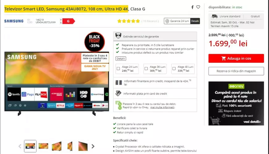 Trei exemple despre cum arată, de fapt, unele reduceri de Black Friday 2021. La ce trebuie să fii atent ca să nu te păcălești la promoții